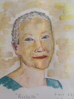 My dear poet friend, Susan Vespoli, painted my portrait. I will always love it.